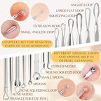 16 Pcs Blackhead Remover Tools 410 Grade Stainless Steel | Pimple Popper Tool - Image 3
