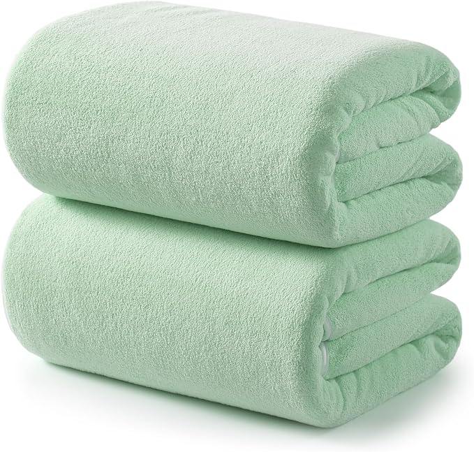 REDKISS 2 Pack Microfiber Extra Large Bath Sheets, 35 x 70 Inches, Soft and by REDKISSOnline