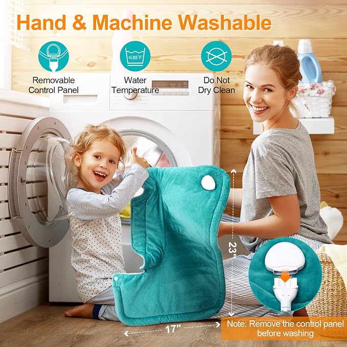 Heating Pad for Neck and Shoulders and Back, Mothers Day Gifts for Mom Wife - Image 6