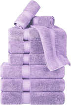 Superior Egyptian Cotton Pile 9 Piece Towel Set, Includes 3 Bath, 3 Hand - Image 2