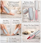 Professional Foot File & Callus Remover Set – 2-in-1 Stainless Steel Pedicure - Image 5