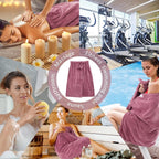 Xtinmee 2 Sets Normal Size Womens Wrap Towel - Image 6