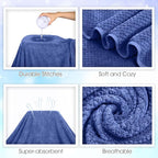 Peryiter Oversized Bath Towels Set of 6 - Image 4