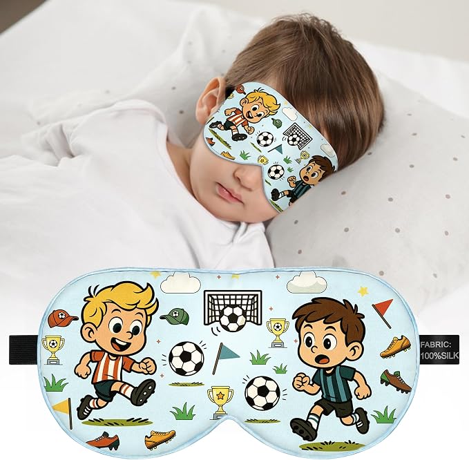 Kids Sleep Mask – 100% Mulberry Silk Eye Mask by spacepower