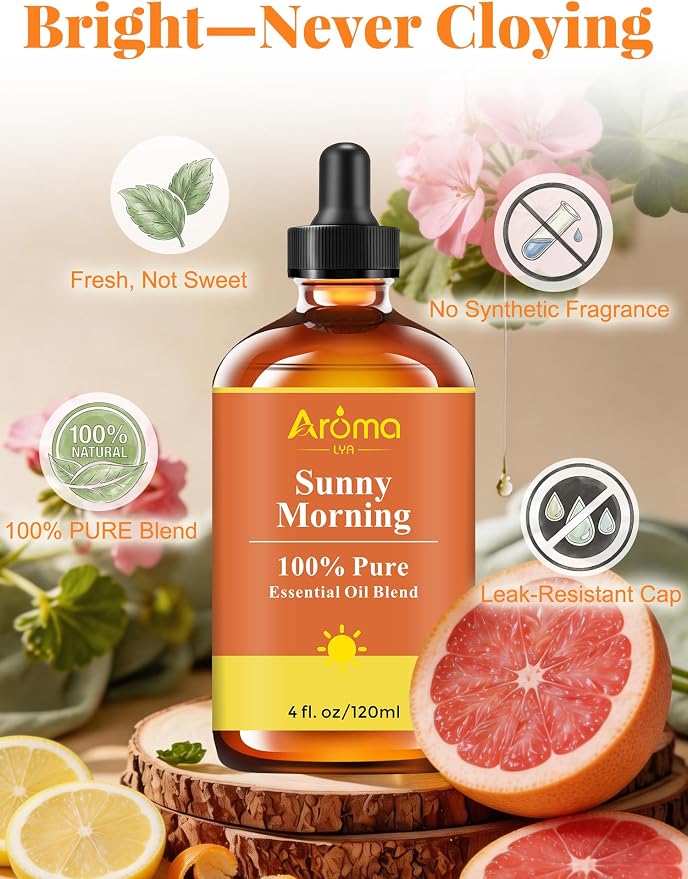 Sunny Morning — A 100% Pure Essential Oil Blend Citrus-Bright Blend that Makes - Image 6