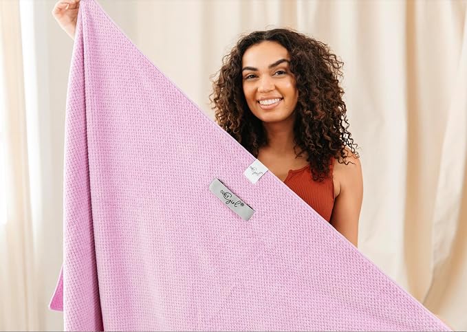 Curly Girl Microfiber Hair Towel Wrap - Image 7