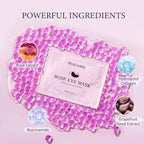 PEAUAMIE Under Eye Patchs Rose Eye Mask - Image 4