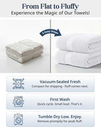 LANE LINEN 100% Cotton Bath Towel Set - Image 3