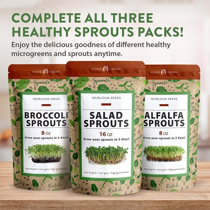 HOME GROWN Premium Sprouting Seeds Mix - Image 9