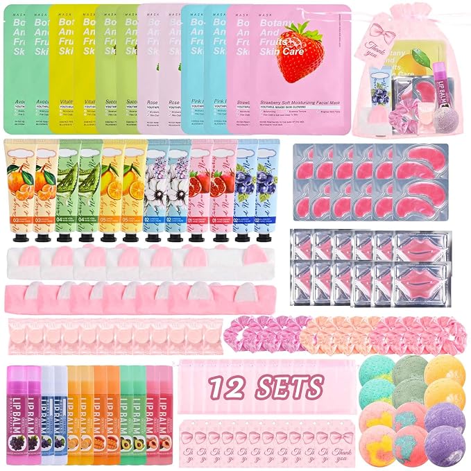 KYDA 132PCS SPA Party Supplies for Women, Include Face Masks, Hand Cream by KYDA