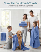 Casa Platino Cotton Bath Towel 18 Piece Set - Image 4