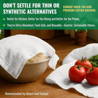 Thick Cotton Napkins – Flour Sack Napkin - Image 4