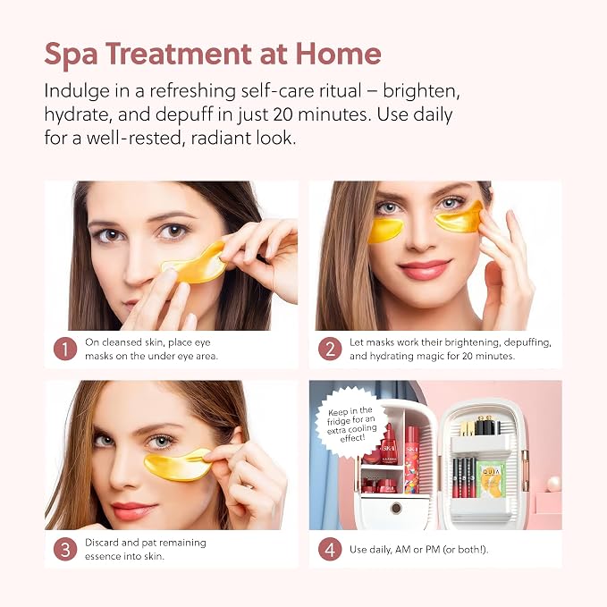 QUIA Hydrogel Eye Patches with Collagen – Depuff, Smooth Fine Lines & Hydrate - Image 7