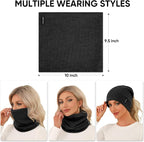 TICONN Neck Gaiter Face Cover Scarf, Neck Warmer Breathable Sun & Wind-proof - Image 3