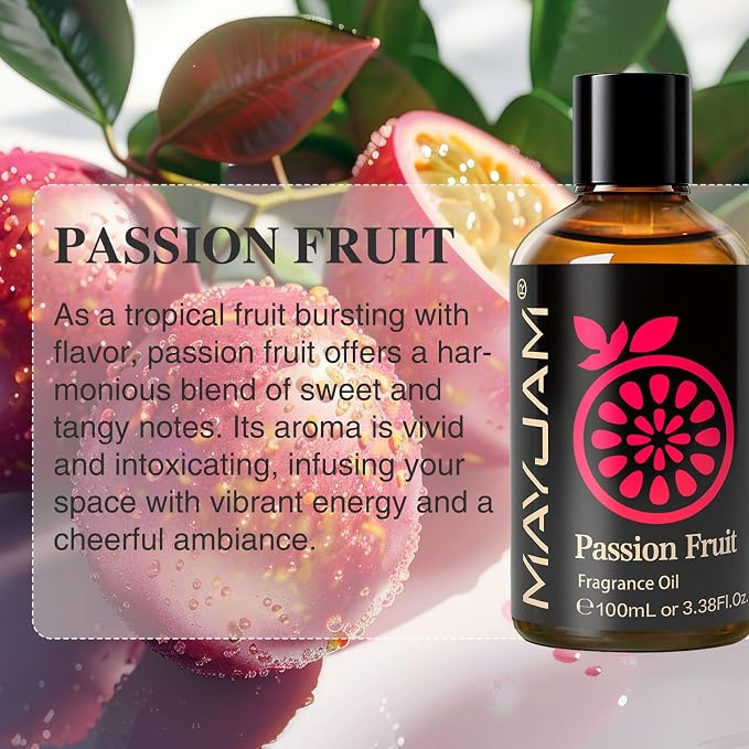 MAYJAM 100ML/3.38FL.OZ Passion Fruit Fragrance Oils - Image 3