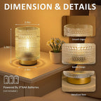 2 Pack Battery Operated Decorative Lamp - Image 5