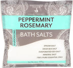 Soothing Touch Bath Salts Pouch, Peppermint Rosemary, 8 Ounce by Soothing+Touch