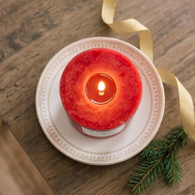 Aroma Naturals Holiday Orange, Clove and Cinnamon Essential Oil Scented Pillar - Image 5