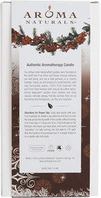 Aroma Naturals Holiday Orange, Clove and Cinnamon Essential Oil Scented Pillar - Image 3