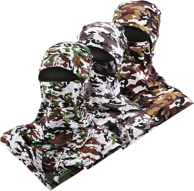 SATINIOR 3 Piece Balaclava Face Cover Sun Protection Neck Cover Summer by SATINIOR