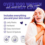 BRÜUN Jelly Mask Jar Blue Lavender Peel-Off Face Care Rubber Mask | 23 fl oz - Image 6