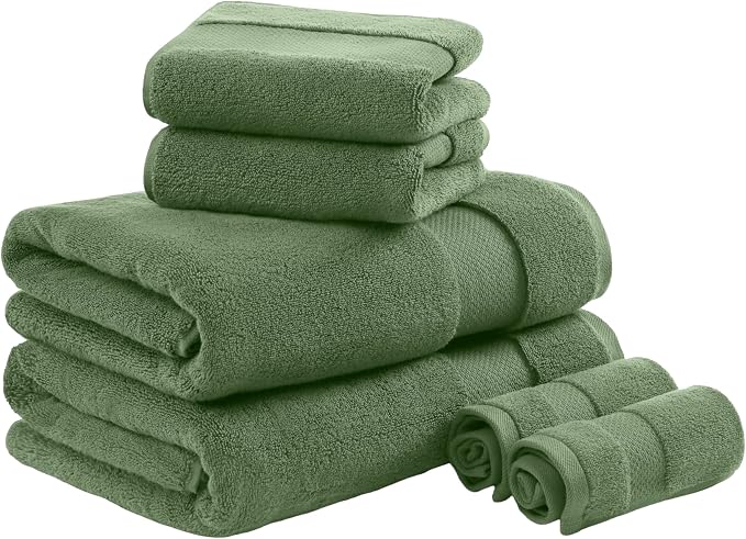 Madison Park Turkish Bath Towels 6pc, 2 Hand Towel by MADISONPARK