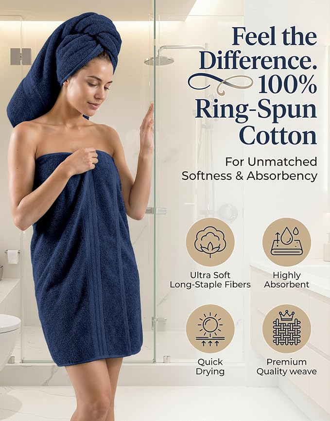LANE LINEN 24 PCs Bath Towel Set - Image 2
