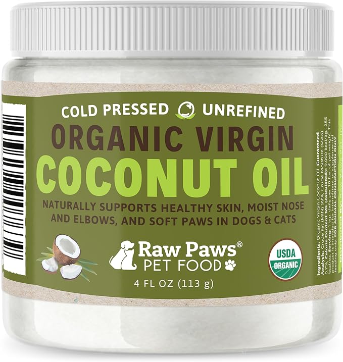 Raw Paws Virgin Organic Coconut Oil by RawPawsPetFood