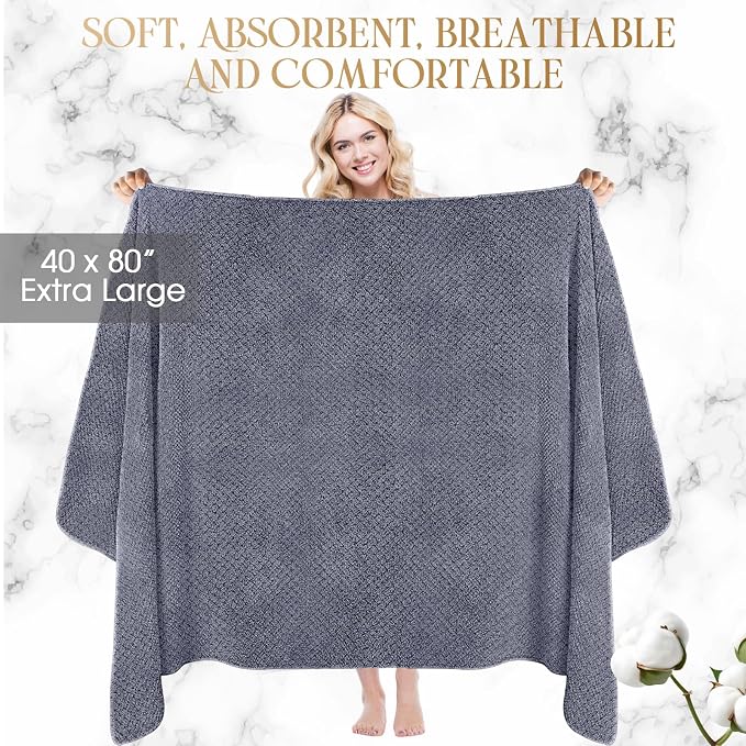 Peryiter Oversized Bath Towels Set of 6 - Image 6