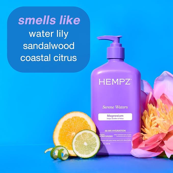 Hempz Magnesium Body Lotion for Sleep & Relaxation, Hydrating Lotion - Image 6