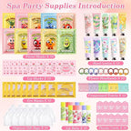 90PCS Spa Party Supplies for Girls, Spa Skincare Sets Party Favors Include Face - Image 3