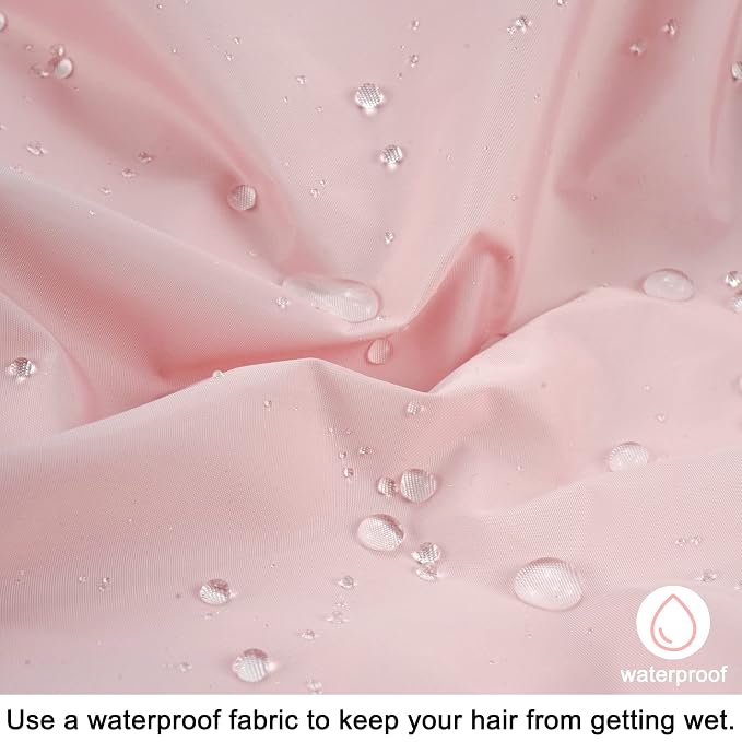 Reusable Shower Cap for Women, Large Waterproof Shower Bonnet - Image 6