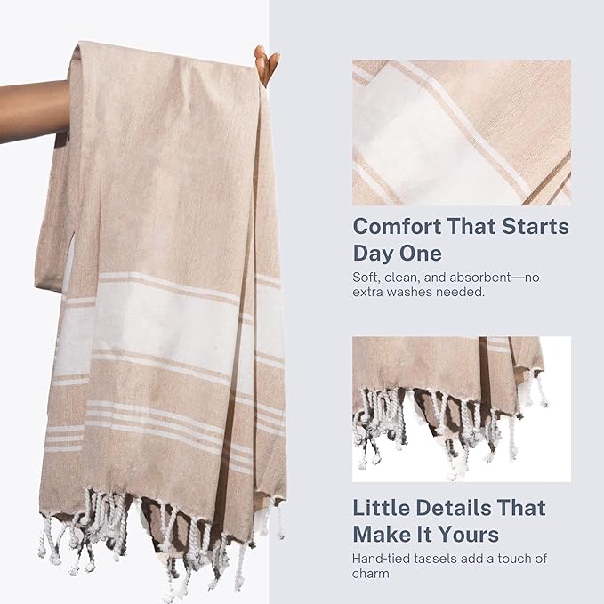 Cotton Turkish Beach Towel - Image 3