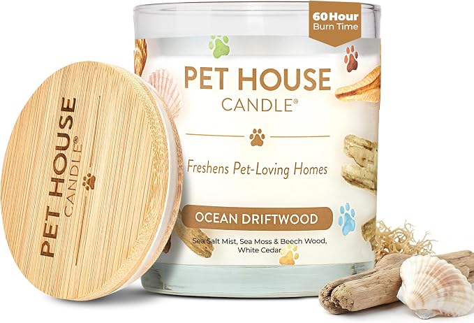 Pet House Candles, Clean Long-Burning, Scented Pet Friendly Candles, Plant-Based by OneFurAll