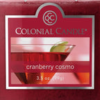 Colonial Candle Cranberry Cosmo Scented Jar Candle, 2 Wick, 3.5 oz, Mottled Wax - Image 5