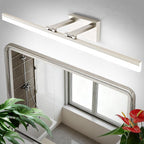 SOLFART Bathroom Lights Over Mirror: 32 Inch Bathroom Vanity Light- Brushed by SOLFART