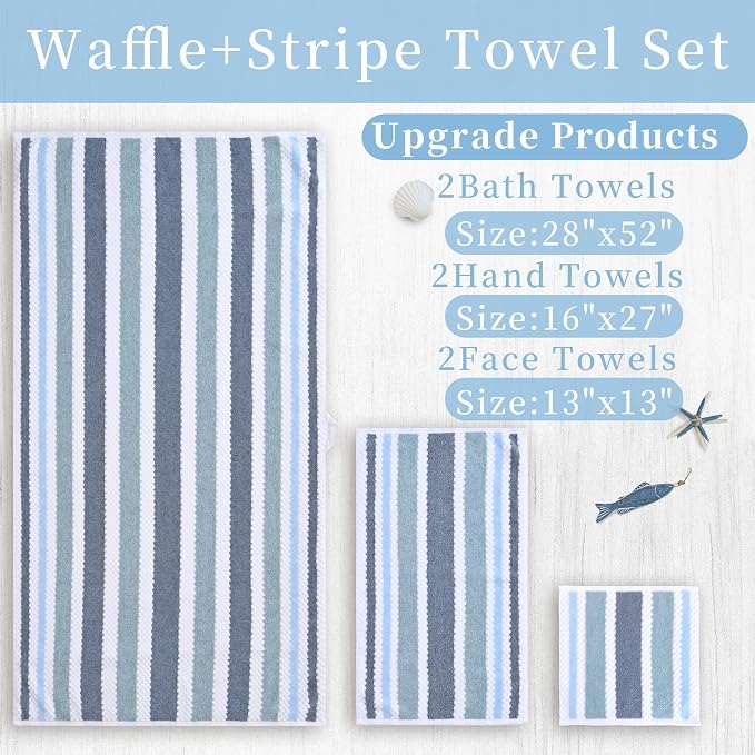 VOOVA & MOVAS Stirpe Towels for Bathroom - Image 3