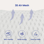 Bath Pillows for Tub Full Body, Large Mesh tub Pillow for Bathtub for Head - Image 5