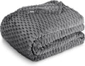 Bare Home Textured Fleece Blanket by BareHome