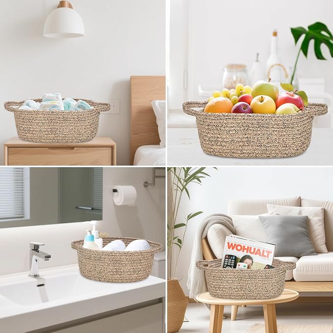 ABenkle Small Basket with Handles - Image 4