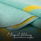 CASA COPENHAGEN Miami Towel 2Pcs Fish Teal - Image 3