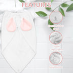 fhgnysm 2 Packs Microfiber Hair Towel, Hair Turbans - Image 2