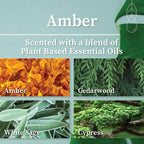 Hemlock Park Amber Apothecary Hand-Poured Scented Candle | Crackling Wood Wick - Image 2