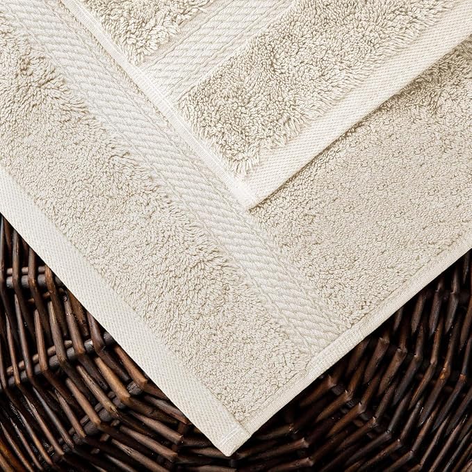 SUPERIOR Egyptian Cotton Pile 10 Piece Towel Set, Includes 2 Bath, 4 Hand - Image 3