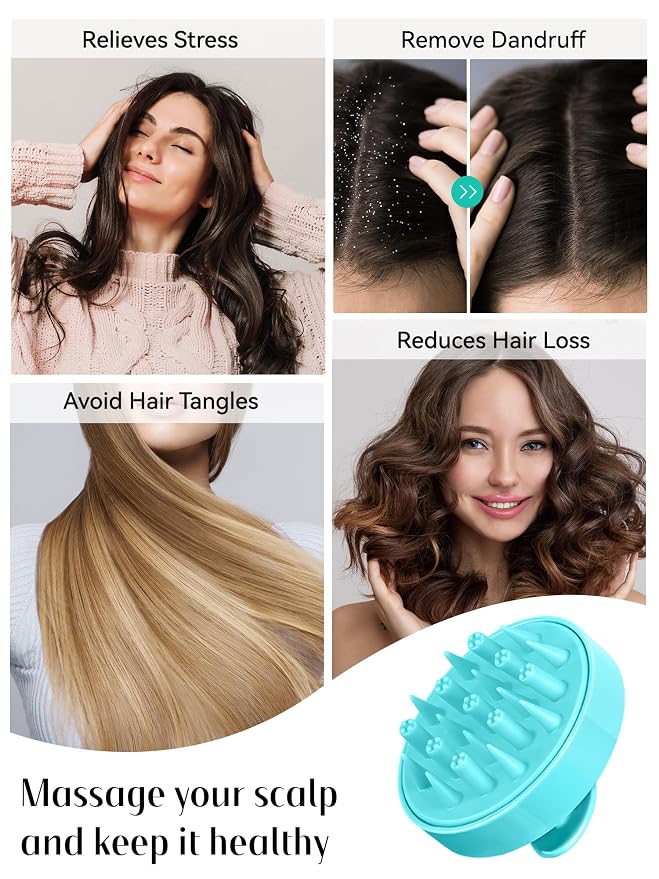 HEETA Hair Scalp Massager for Hair Growth, Shampoo Brush, Scalp Scrubber - Image 4