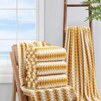 4 Piece Bath Towel Set Oversized Bath Sheet 35"x70" Bathroom Towel Extra Large - Image 5