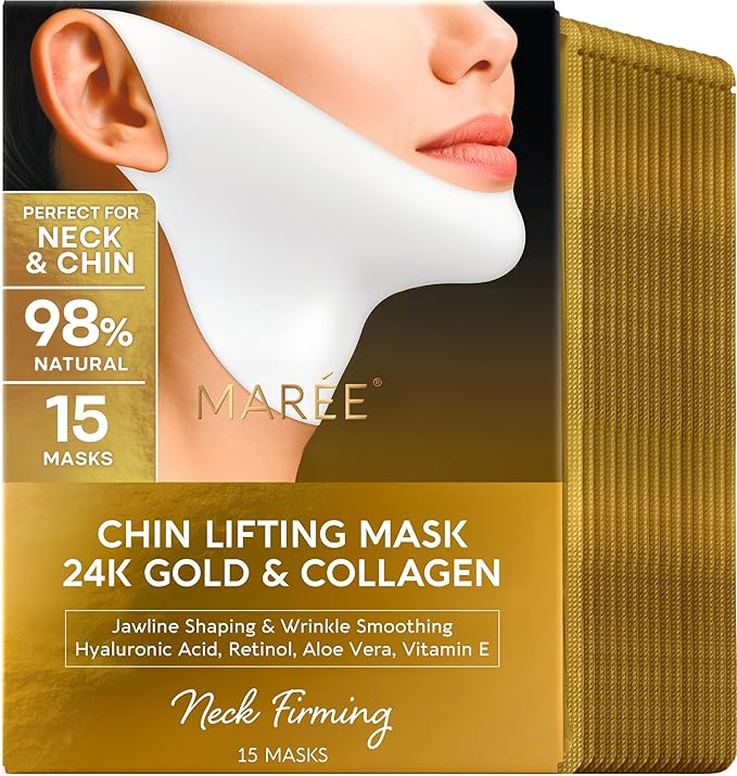 MAREE V Line Lifting Mask with 24K Gold – Deep Collagen Face Mask by MAREE