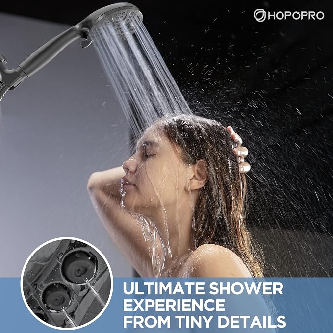 6-Mode High Pressure Handheld Shower Head Set, Consumer Reports Recommended - Image 3