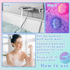 6PCS Bath Bombs Gift Set, Rainbow Bubble Spa Bath Bomb - Image 6