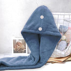 Microfiber Hair Drying Towel Wrap - Image 2